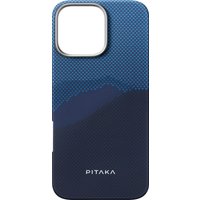 Чехол для телефона Pitaka StarPeak Tactile Woven для iPhone 16 Pro (темно-синий)