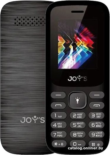 

Кнопочный телефон Joy’s S21 (без ЗУ, черный)