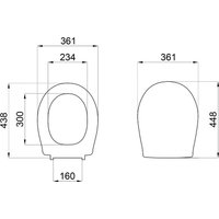 Сиденье для унитаза Saniteco SD 12u