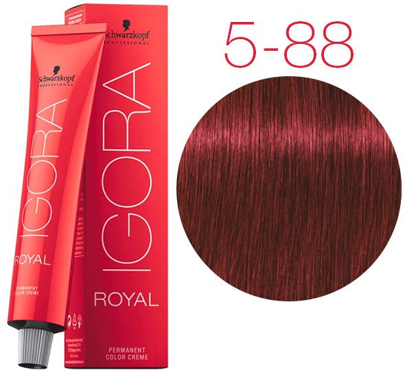 

Крем-краска для волос Schwarzkopf Professional Igora Royal Permanent Color Creme 5-88 60 мл