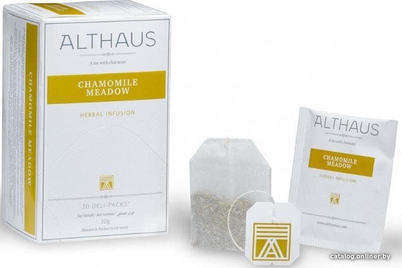 Травяной чай Althaus Chamomile Meadow 20 шт