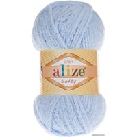 Пряжа для вязания Alize Softy 191 50 г 115 м (голубой)