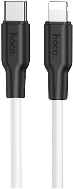 

Кабель Hoco X21 Plus Silicone USB Type-C - Lightning (1 м, черный/белый)