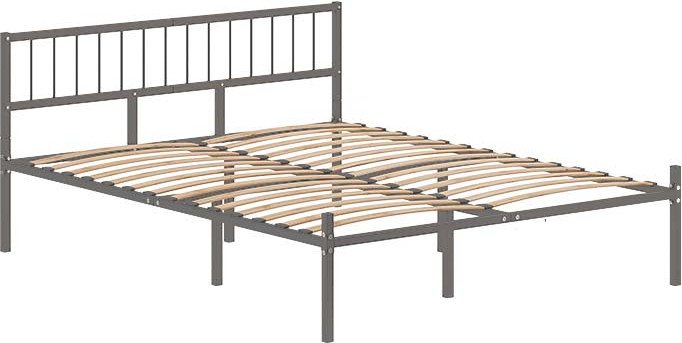 

Кровать Домаклево Металика В3 180x200 (серый)