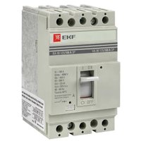 Выключатель автоматический EKF PROxima ВА-99 125/ 100А 3P 25кА