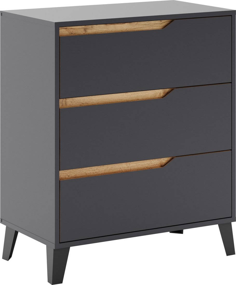 

Комод ЭлиГард Eyva 3S (графит)