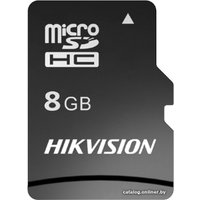 Карта памяти Hikvision microSDHC HS-TF-C1(STD)/8G/Adapter 8GB (с адаптером)