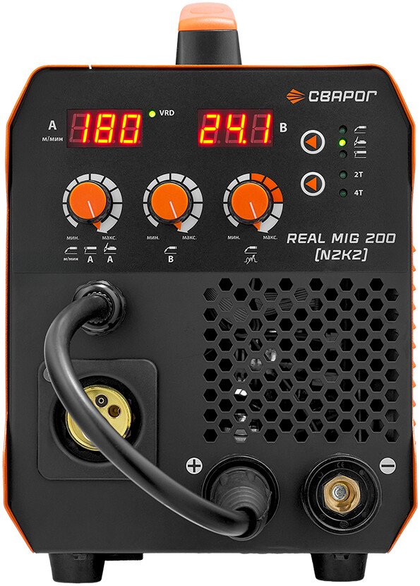 

Сварочный инвертор Сварог Real MIG 200 (N2K2)