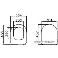 Унитаз подвесной Vitra L-box Integra Rimex 9856B003-7200