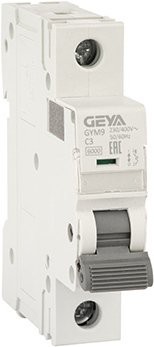 

Выключатель автоматический GEYA GYM9 1P 3А C 6кА GYM91P3C