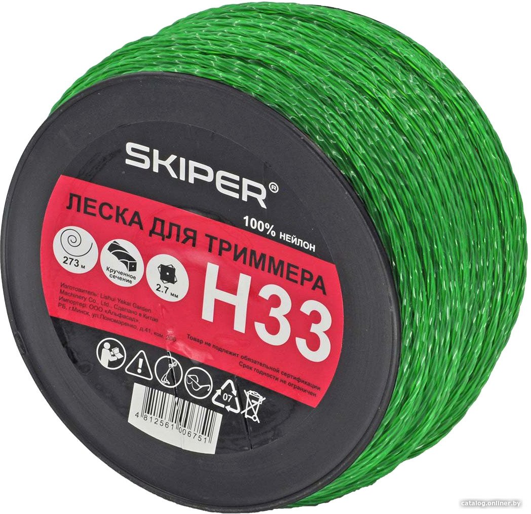 Леска для триммера Skiper H33