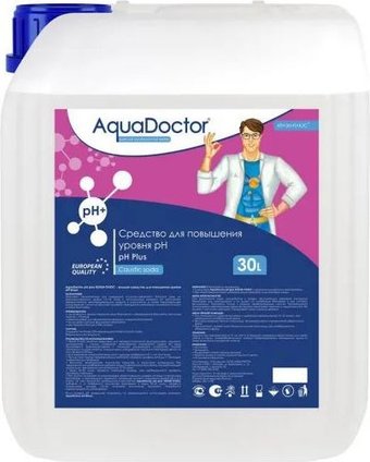 Химия для бассейна Aquadoctor для повышения уровня pH pH Plus 30л