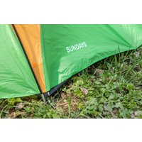 Треккинговая палатка Sundays ZC-TT009-4P v2 (зеленый/желтый)