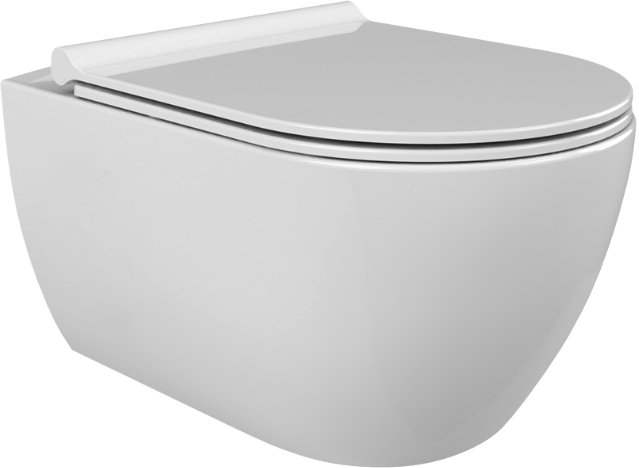 

Унитаз подвесной CeraStyle City 019100-w-01 + SC00501S50003012