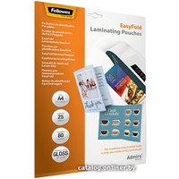 Пленка для ламинирования Fellowes EasyFold Laminating Pouches А4, 80 мкм, 25 л