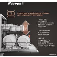 Встраиваемая посудомоечная машина Weissgauff BDW 6025 Infolight