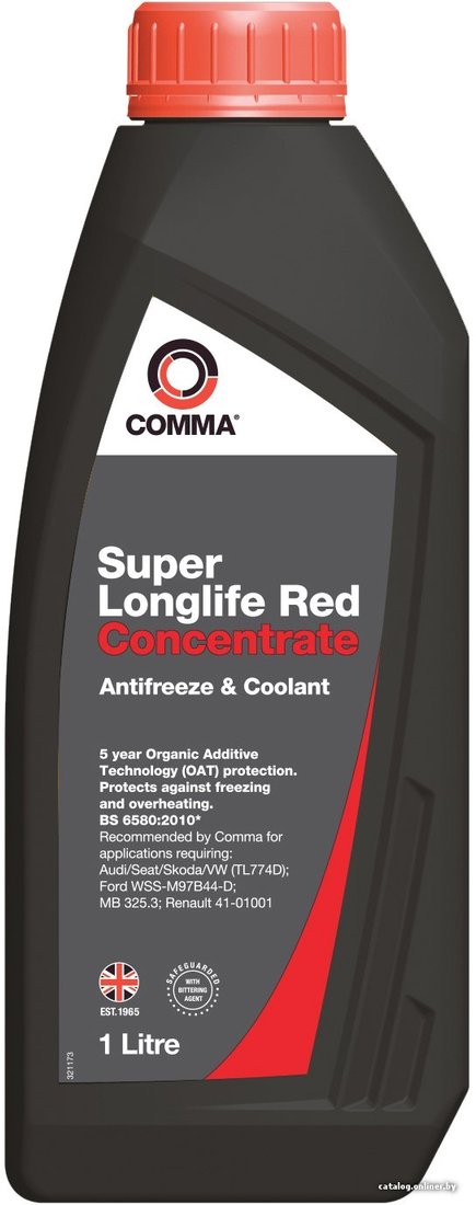 Антифриз Comma Super Longlife Red - Antifreeze 1л