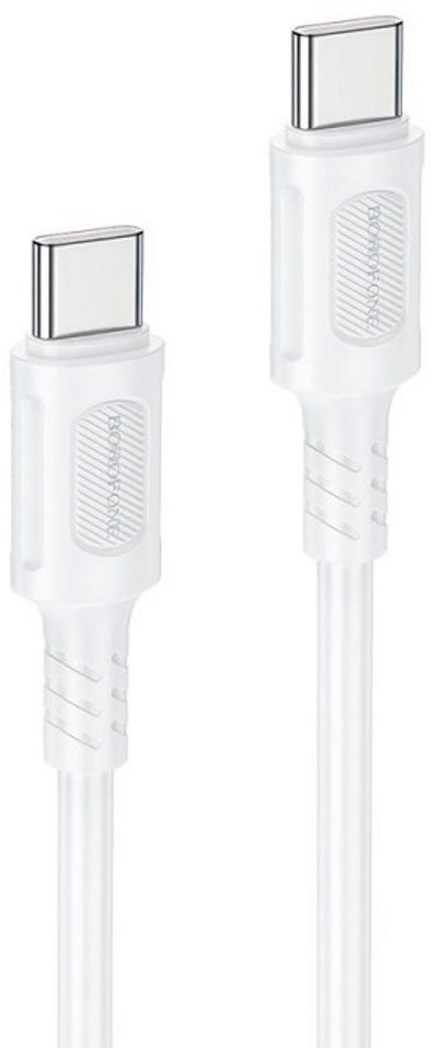 

Кабель Borofone BX111 USB Type-C - USB Type-C (1 м, белый)
