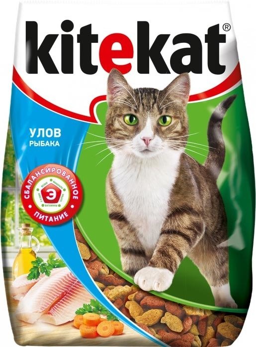 

Сухой корм для кошек Kitekat Улов рыбака 0.35 кг