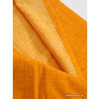 Комплект штор Loon Флэкслин на ленте 1.35x1.7 м (желтый, 2 шт)