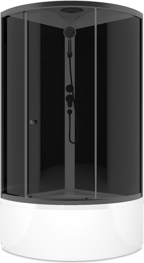 

Душевая кабина Domani-Spa Simple 99 High 90x90 DS01Sm99HBT00.Gt-V1.2-Black