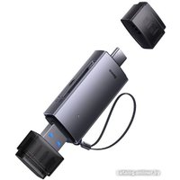 Карт-ридер Baseus AirJoy USB-A & Type-C to SD/TF Card Reader WKQX070301