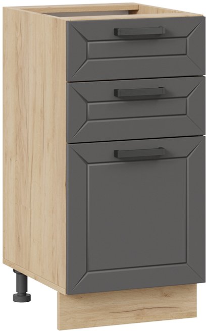 

Шкаф напольный Трия Лорас 1Н4Я3 (дуб крафт золотой/холст вулкан)