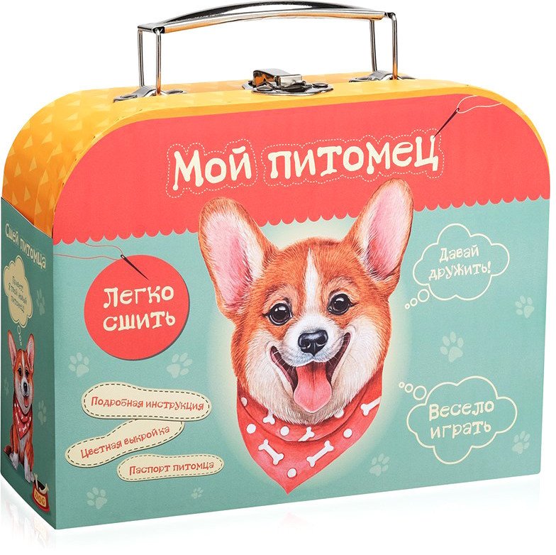 

Набор для рисования Bumbaram Мой уютный домик Сшей игрушку. Щенок Корги dd-5