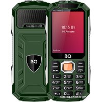 Кнопочный телефон BQ BQ-2817 Tank Quattro Power (зеленый)