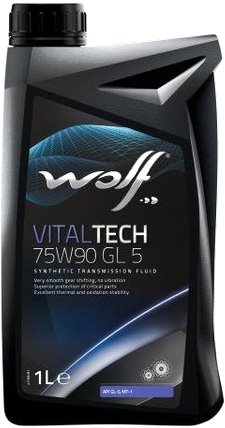 

Трансмиссионное масло Wolf VitalTech 75W-90 GL 5 1л