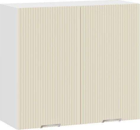 

Шкаф навесной Трия Кимберли 1ВВ8 с двумя дверьми (белый/крем)