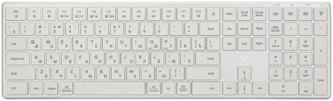 Клавиатура xGhost Blade White Silver