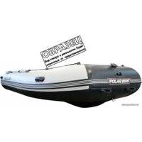 Моторно-килевая лодка Polar Bird Eagle PB-420E ПБ17 стеклокомпозит (черный/желтый)