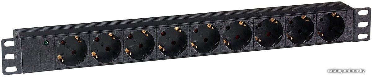 Блок розеток ExeGate ServerPro PDU-19H901 Al-9S-C14