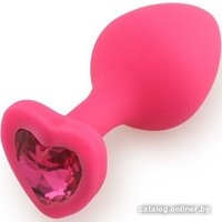 Анальная пробка Play Secrets Silicone Medium розовый/ярко-розовый 39814