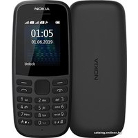 Кнопочный телефон Nokia 105 (2019) TA-1174 (черный)