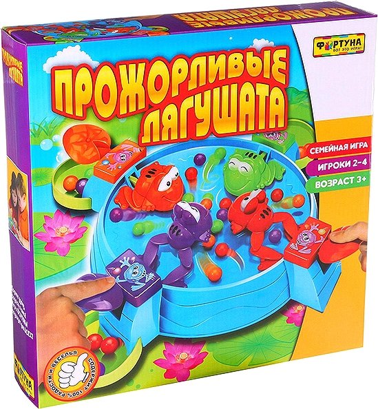 

Настольная игра Фортуна Прожорливые лягушата Ф51237