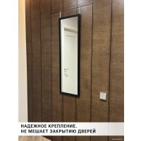 Зеркало eMZe Door 35x110 DK235.CHE (черный)