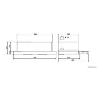 Кухонная вытяжка Weissgauff TEL 450 EW