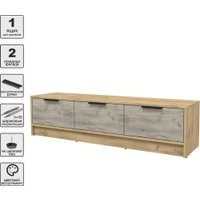 Тумба Интерлиния ТВ Концепт КТ-ТВ3-35 (дуб серый/дуб золотой)