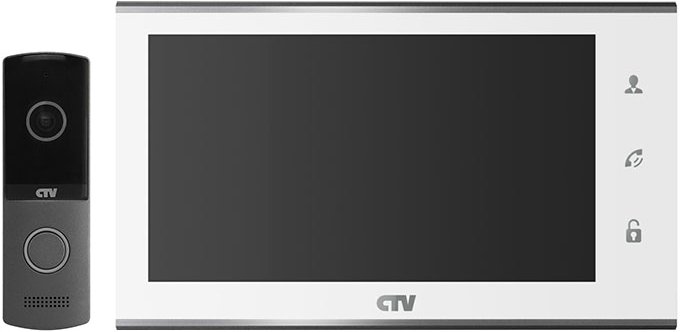 

Комплект видеодомофона CTV DP2702MD (белый)