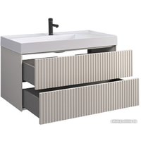  Belux Тумба под умывальник Сиртаки НП 100-02 (180, светлый миндаль матовый)