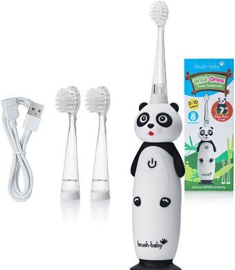 Электрическая зубная щетка Brush-Baby WildOnes Panda