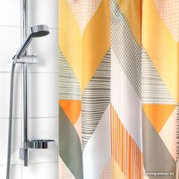 Шторка-занавеска для ванны Вилина 6666-2207-1 180x180 см (лоскутная мозаика)