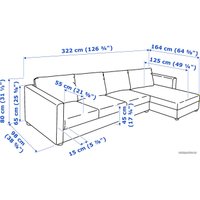 Диван Ikea Вимле 593.067.15 (золотисто-коричневый)