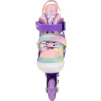 Роликовые коньки Cosmoride Cleo (р-р 31-34, белый/фиолетовый)