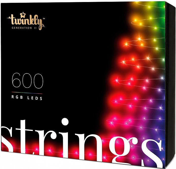 

Новогодняя гирлянда Twinkly Strings Multicolor edition 600 LED с Wi-Fi и Bluetooth