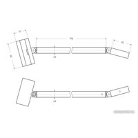 Душевая стенка Cezares LIBERTA-L-1-TB-90-C-NERO