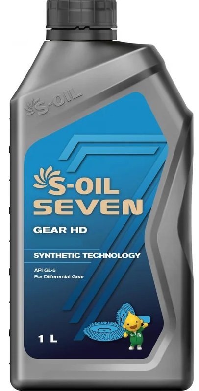

Трансмиссионное масло S-OIL Seven Gear HD 80W-90 1л