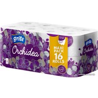 Туалетная бумага Grite Orchidea Season 16 Blue (3 слоя, 16 рулонов)